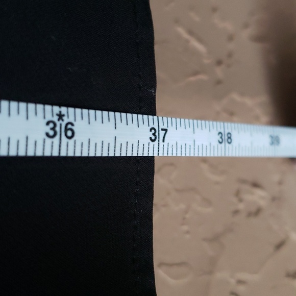 Charles Henry Black Dress With Bell Sleeves XL Midi - Picture 7 of 9